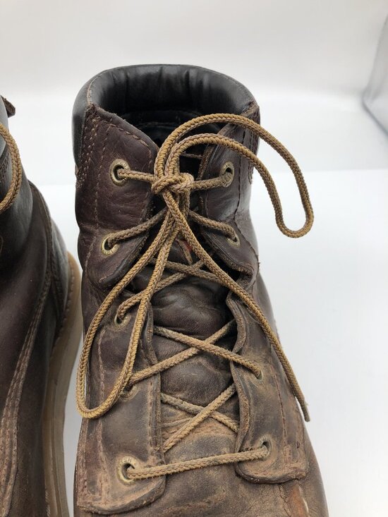 Vintage Red Wing Irish Setter work Boots Size 10 distressed leather main image 7